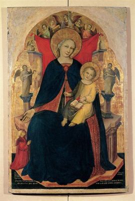  Die Madonna Enthront von Nicolò di Pietro: Eine majestätische Darstellung spiritueller Erhabenheit und zärtlicher Liebe